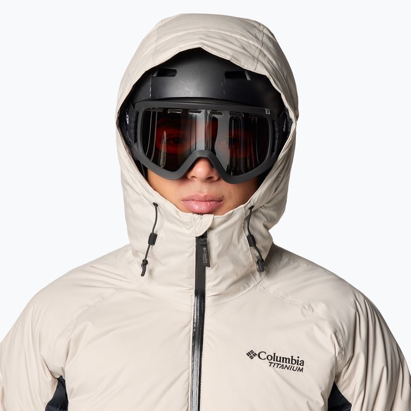 Men's Columbia Roaring Fork II Down ski jacket dark stone/black 5