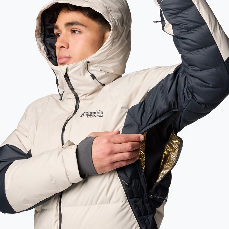 Men's Columbia Roaring Fork II Down ski jacket dark stone/black 8