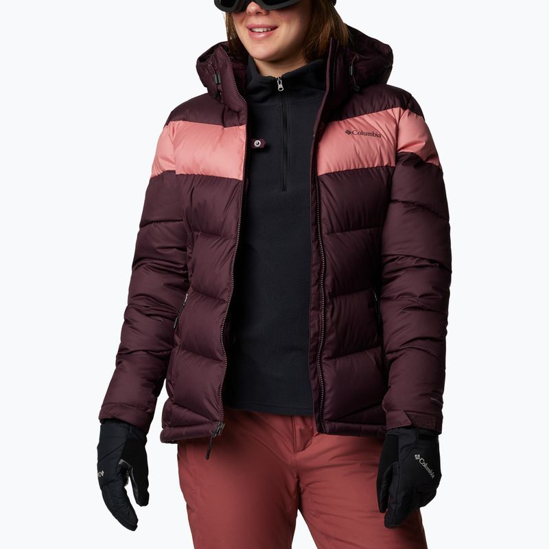 Columbia Abbott Peak II Ins moonvista/pink agave women's ski jacket 4