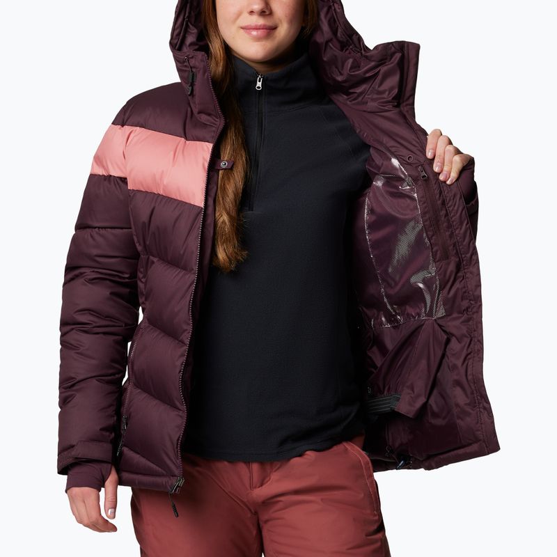 Columbia Abbott Peak II Ins moonvista/pink agave women's ski jacket 8