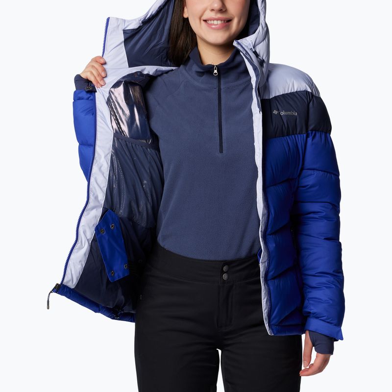 Columbia Abbott Peak II Ins clematis blue/snowdrift women's ski jacket 8