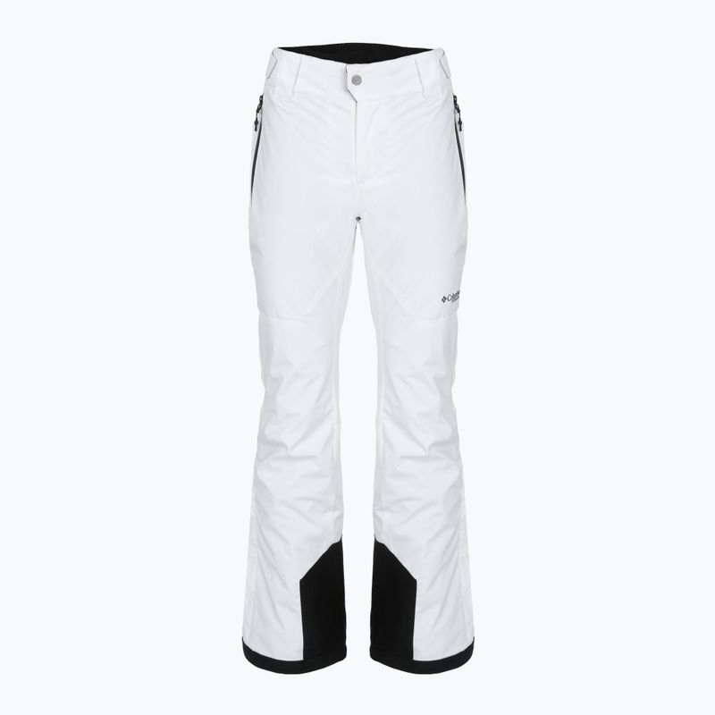 Women's ski trousers Columbia Cirque Bowl Insulated white 8