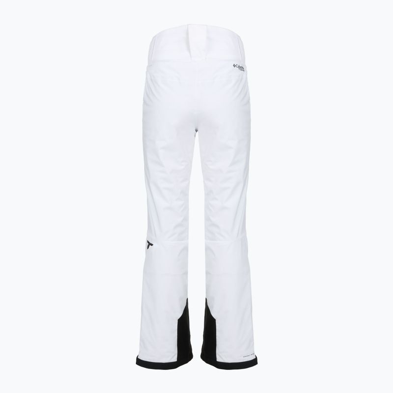 Women's ski trousers Columbia Cirque Bowl Insulated white 9