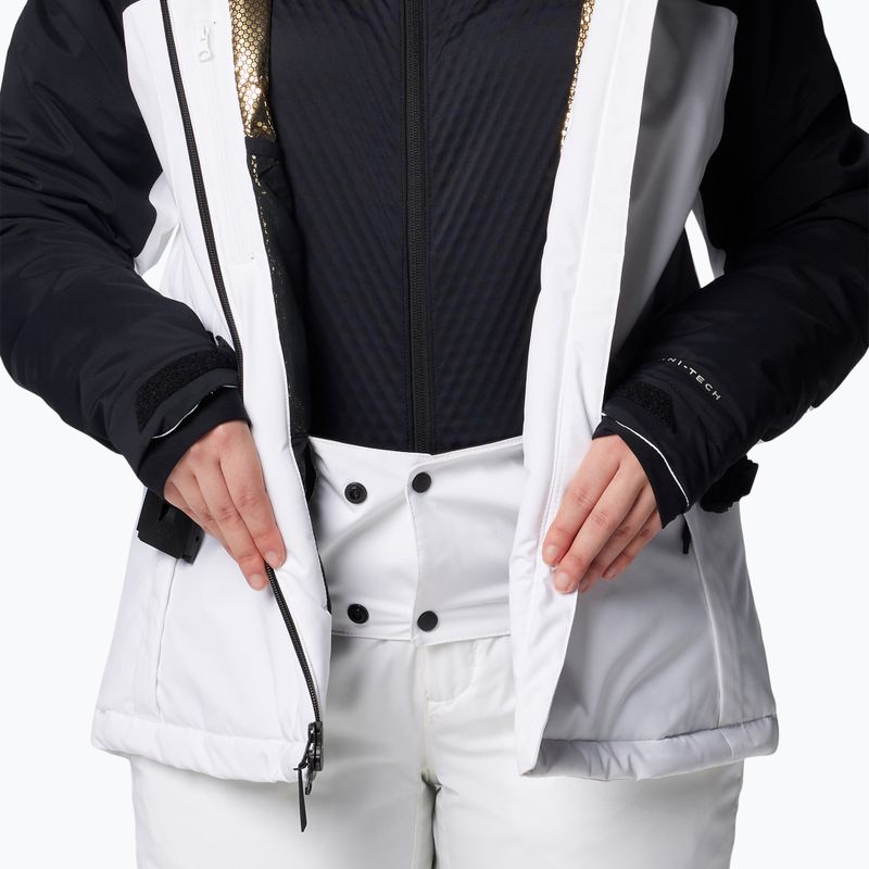 Women's ski jacket Columbia Cirque Bowl Insulated white/black 10