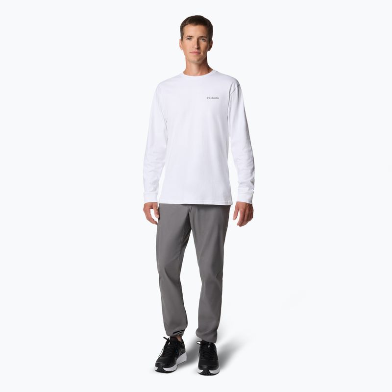 Columbia Explorers Canyon white / torn sunscape men's sweatshirt 2