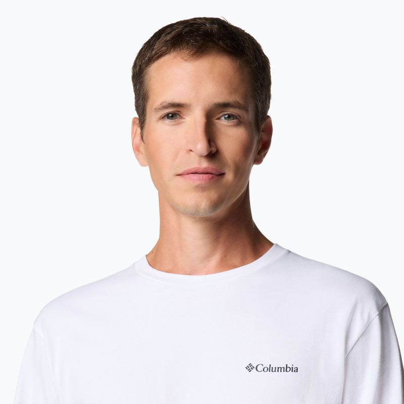 Columbia Explorers Canyon white / torn sunscape men's sweatshirt 4