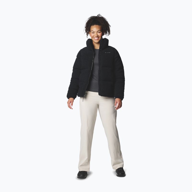 Women's insulated jacket Columbia Puffect Sherpa black 2