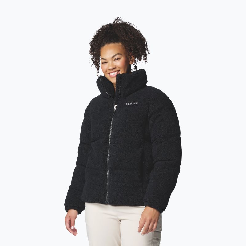 Women's insulated jacket Columbia Puffect Sherpa black 4