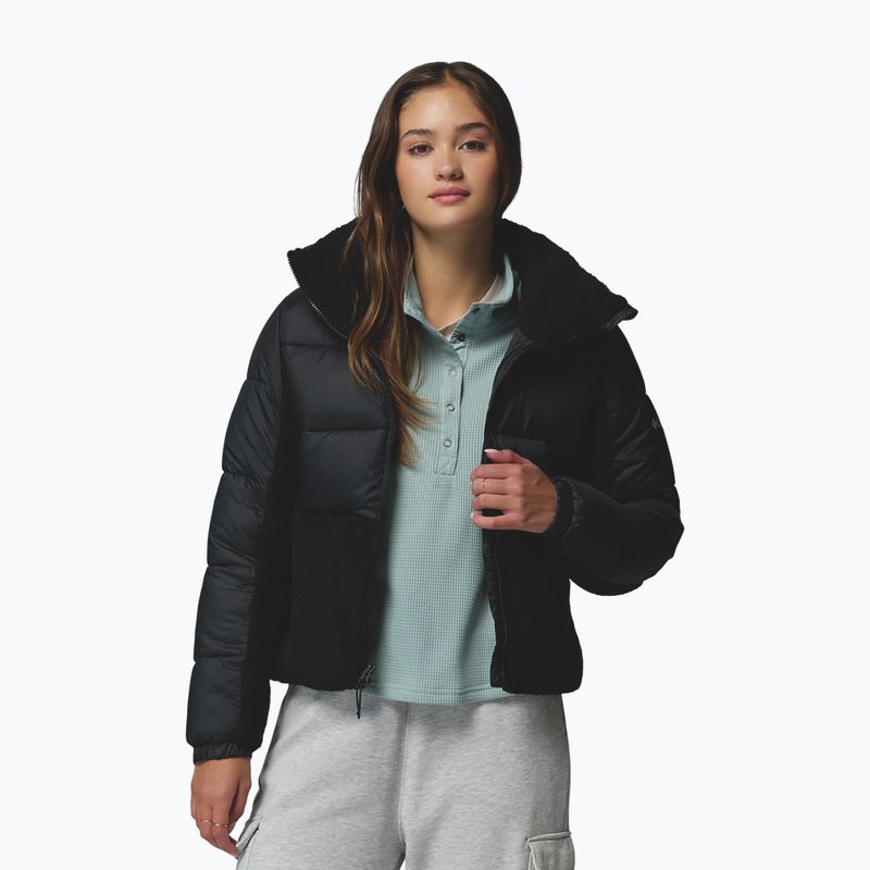 Women's hybrid jacket Columbia Leadbetter Point II Sherpa Hybrid black 5