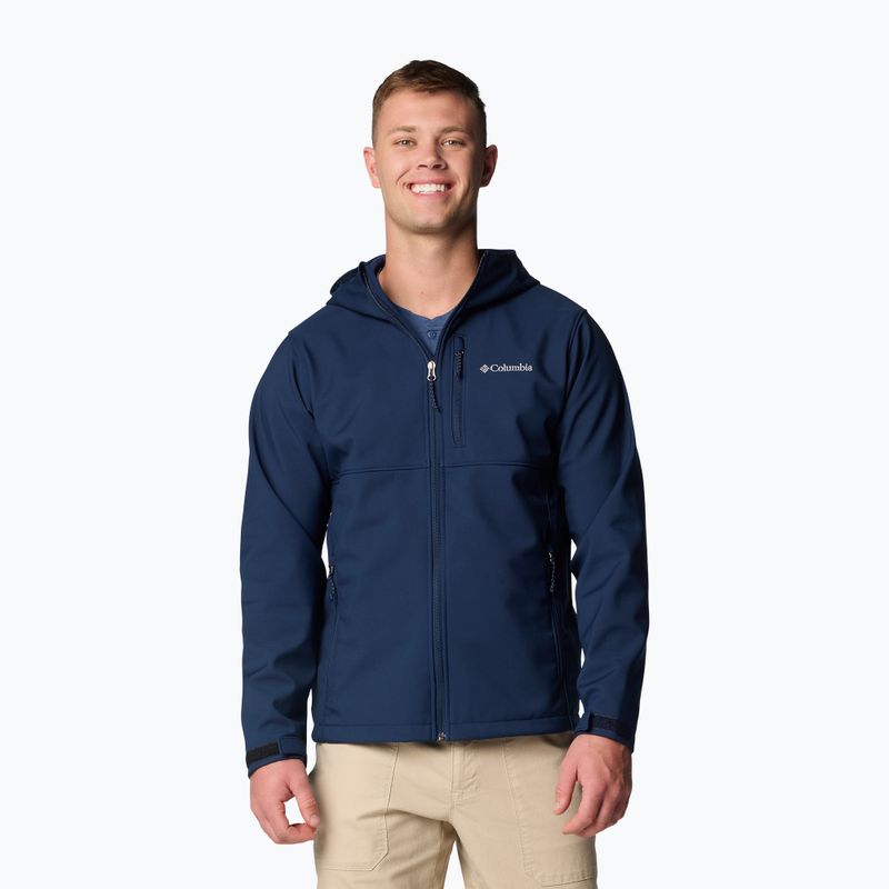 Men's Columbia Ascender II Hooded softshell jacket collegiate navy