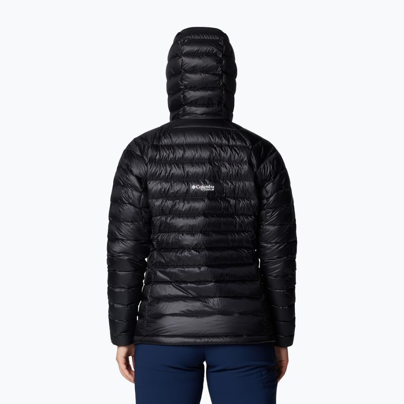 Columbia women's down jacket Arctic Crest Down Hooded black 3