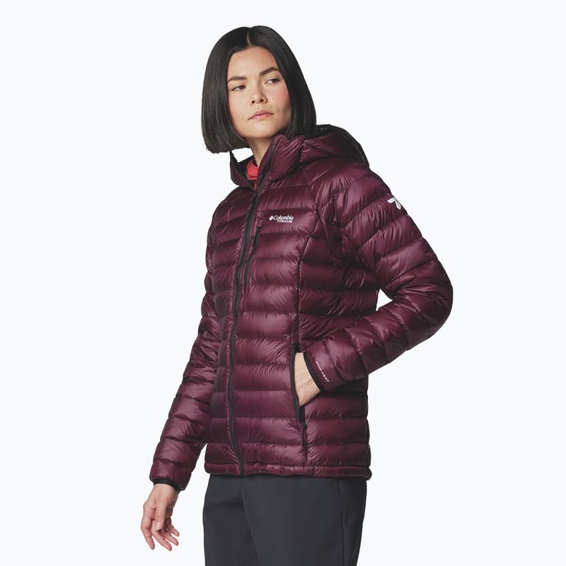 Women's Columbia Arctic Crest Down Hooded Moonvista Jacket 4