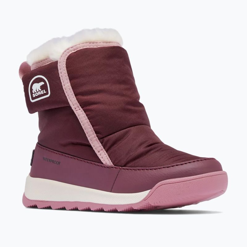 Sorel Childrens Whitney II Plus Bootie WP epic plum/dazed mauve snow boots 8