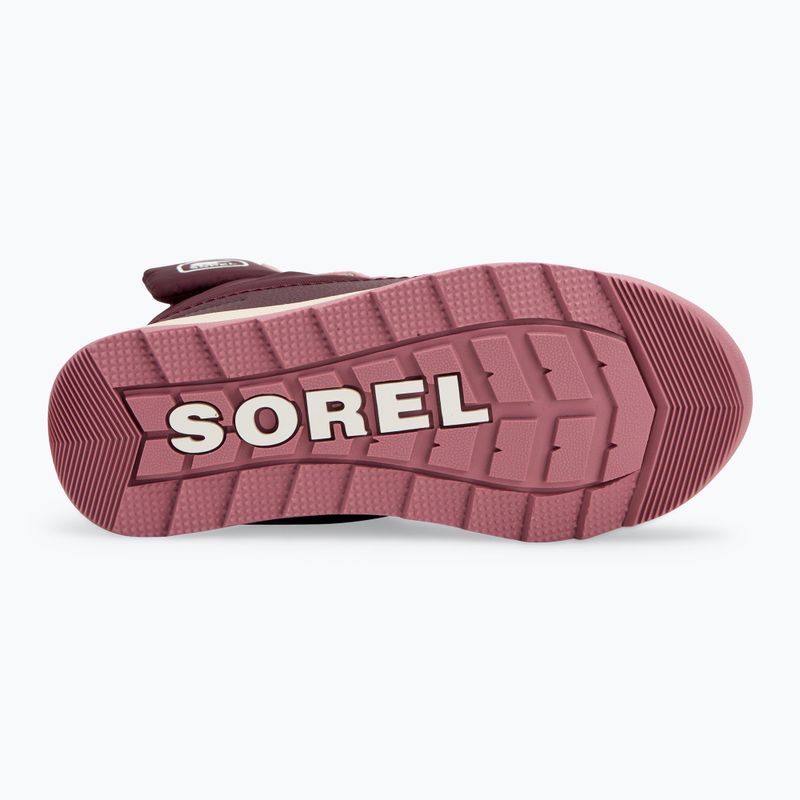 Sorel Childrens Whitney II Plus Bootie WP epic plum/dazed mauve snow boots 4