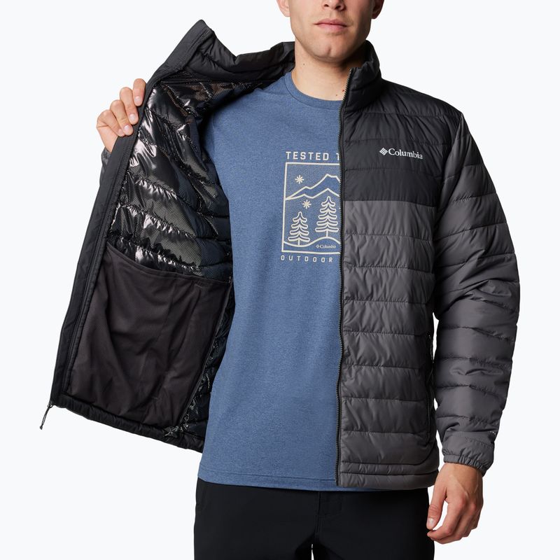 Columbia Powder Lite II men's down jacket city grey/ shark 7