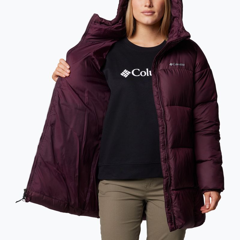 Columbia Puffect II Mid Hooded moonvista women's down jacket 4