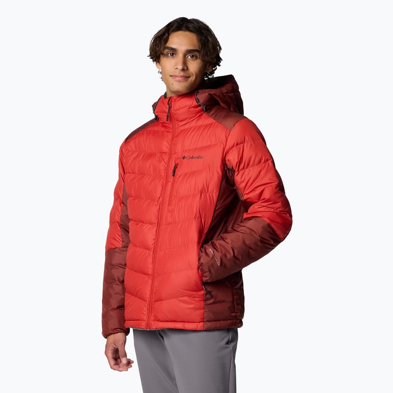 Columbia Labyrinth Loop II Hooded sail red/ spice men's down jacket 4