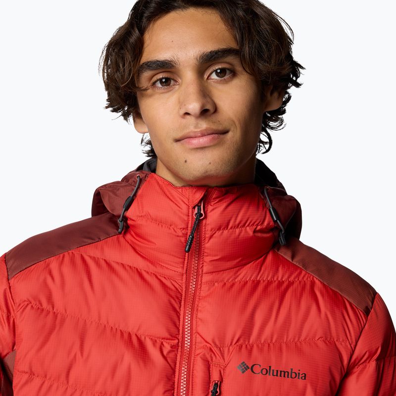 Columbia Labyrinth Loop II Hooded sail red/ spice men's down jacket 7