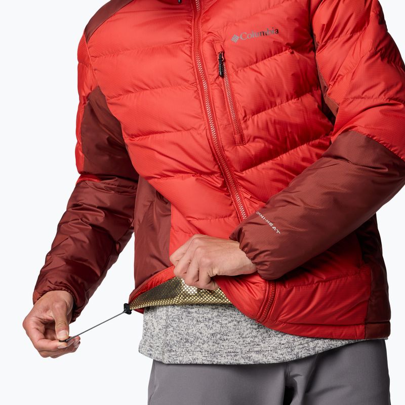 Columbia Labyrinth Loop II Hooded sail red/ spice men's down jacket 8