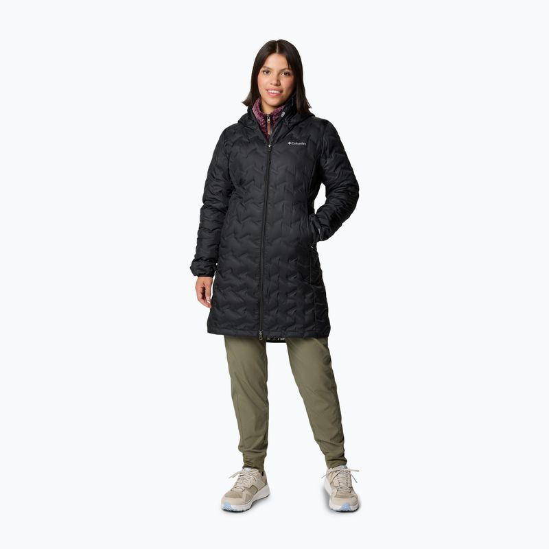 Columbia women's Delta Ridge II Long Down coat black 2