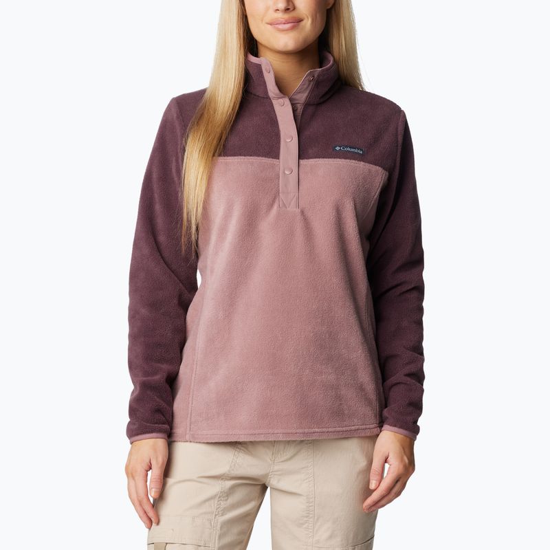 Columbia Benton Springs women's sweatshirt 1/2 Snap moonvista / figs