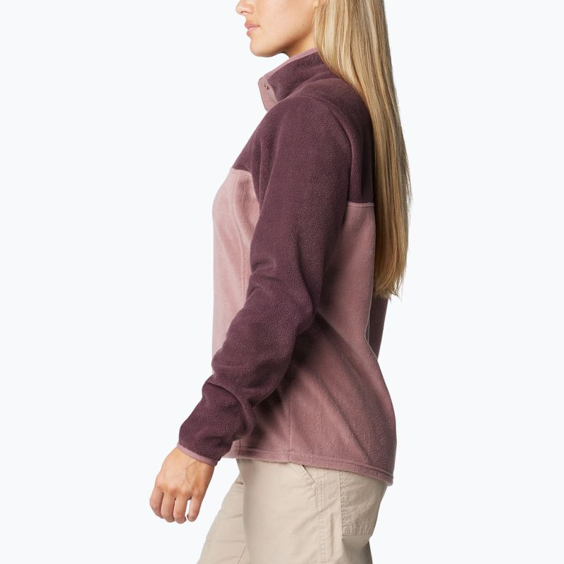Columbia Benton Springs women's sweatshirt 1/2 Snap moonvista / figs 4