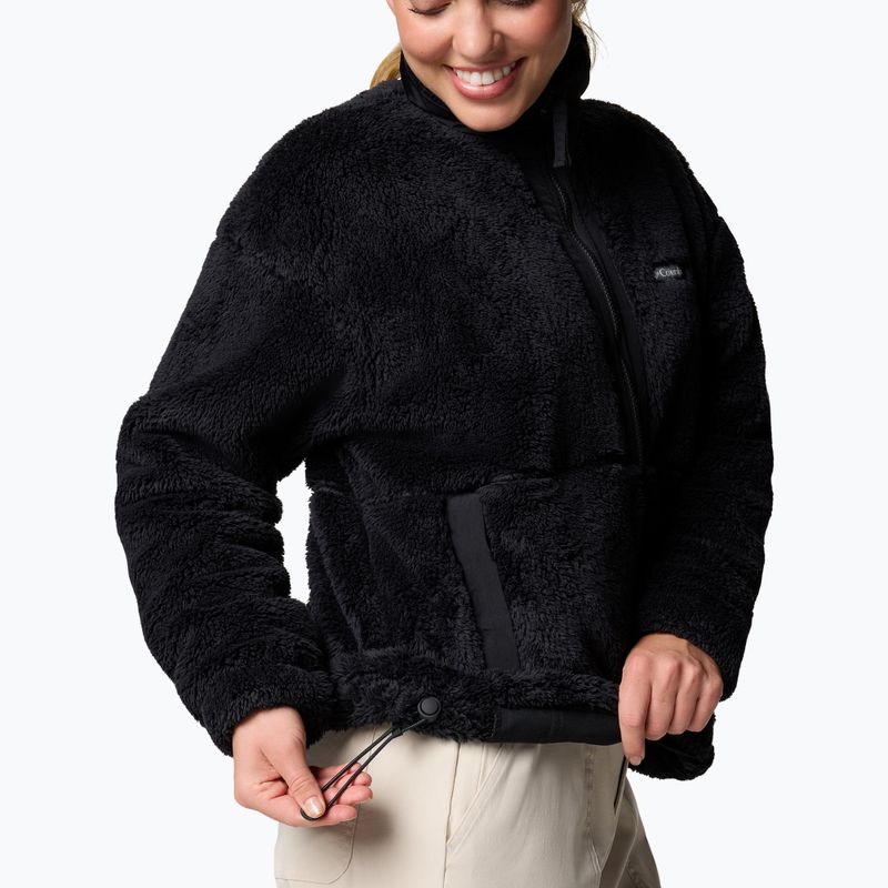 Women's sweatshirt Columbia Boundless Discovery Sherpa Full Zip II black 5