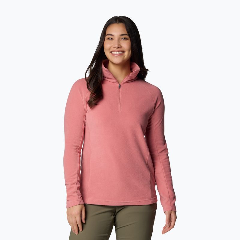 Women's Columbia Glacial IV 1/2 Zip fleece sweatshirt pink agave