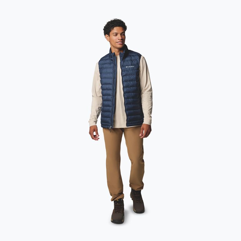 Columbia Powder Lite II colleglate navy men's vest 2