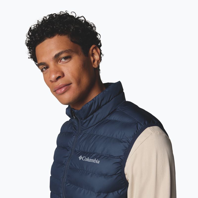 Columbia Powder Lite II colleglate navy men's vest 5
