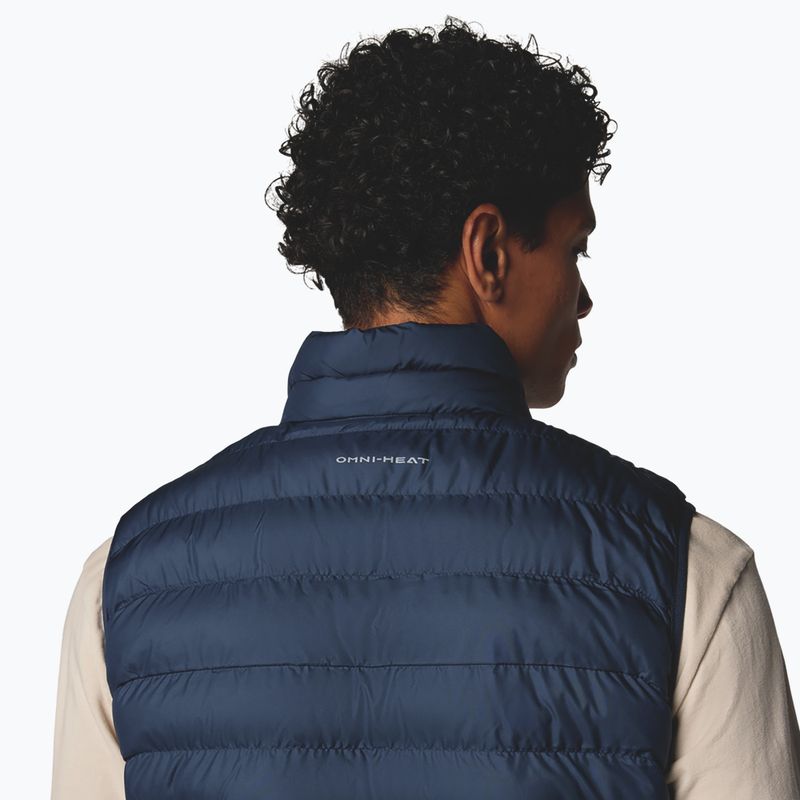 Columbia Powder Lite II colleglate navy men's vest 6