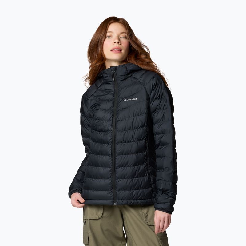 Columbia Powder Lite II Hooded black women's down jacket