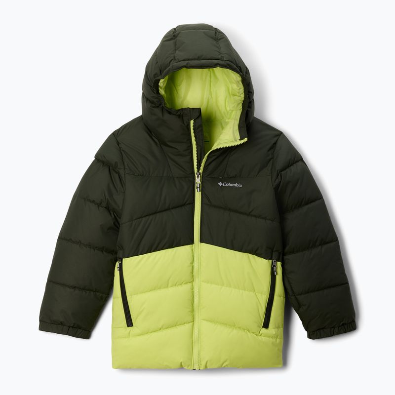 Columbia Arctic Blast II greenscape/voltage children's ski jacket