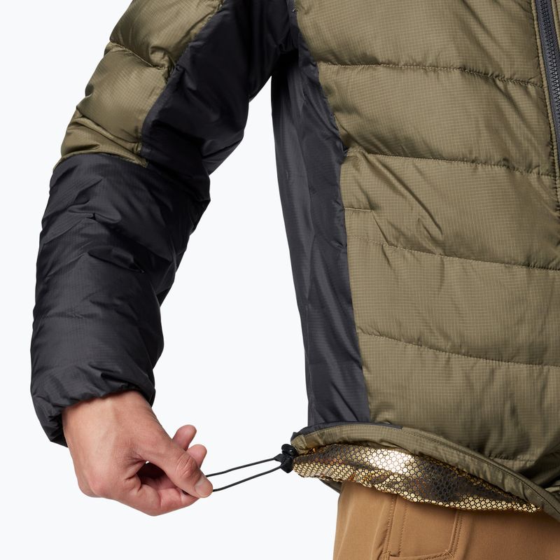 Columbia Labyrinth Loop II stone green/ shark men's down jacket 7