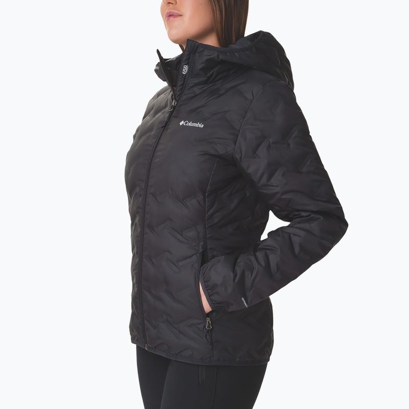 Women's down jacket Columbia Delta Ridge II Down Hooded black 2