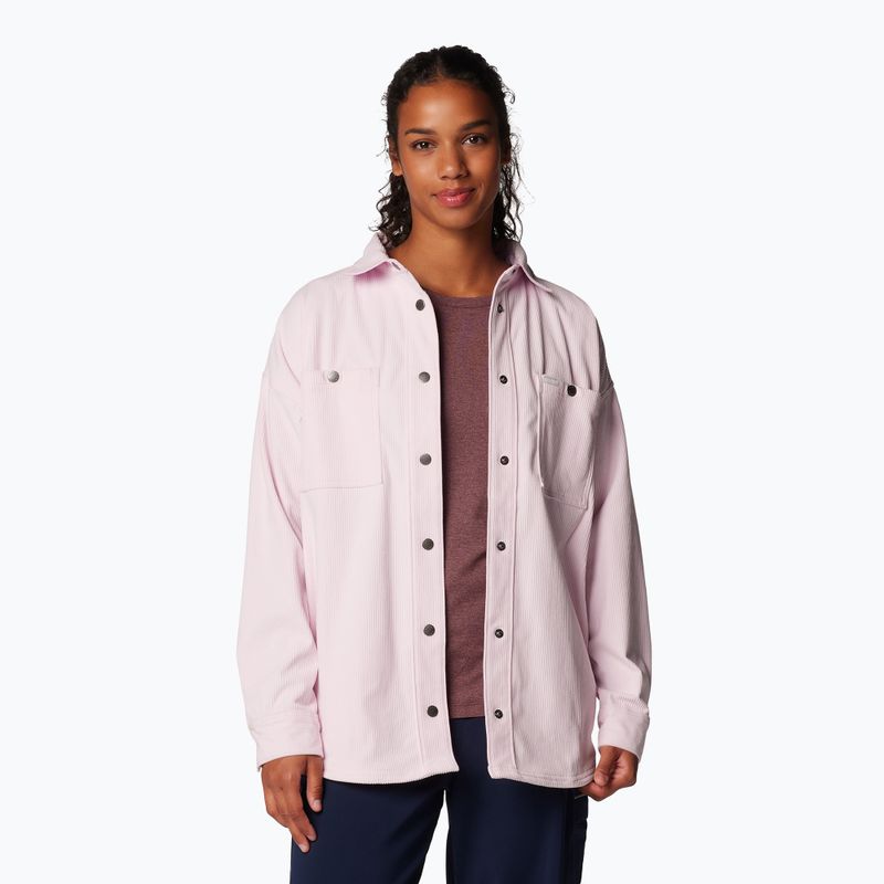 Columbia Blue Point Creek Corduro pink dawn women's shirt