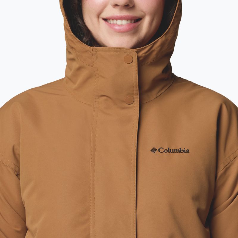 Women's 3in1 jacket Columbia Drop Ridge II Interchange camel brown 4