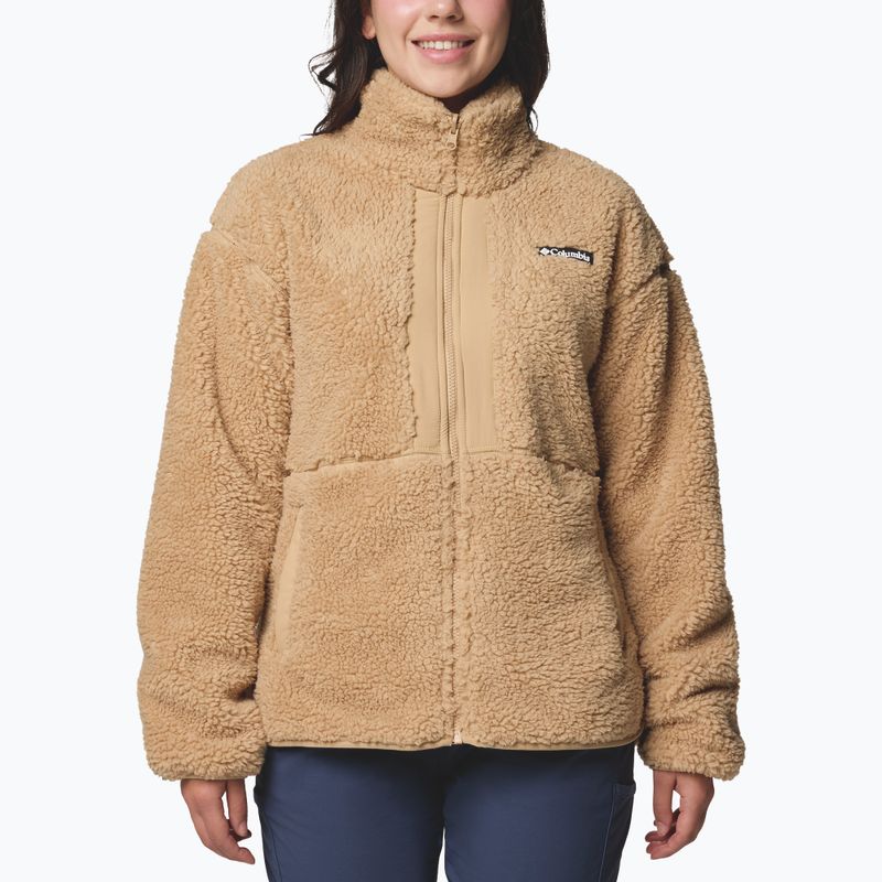 Women's 3in1 jacket Columbia Drop Ridge II Interchange camel brown 7