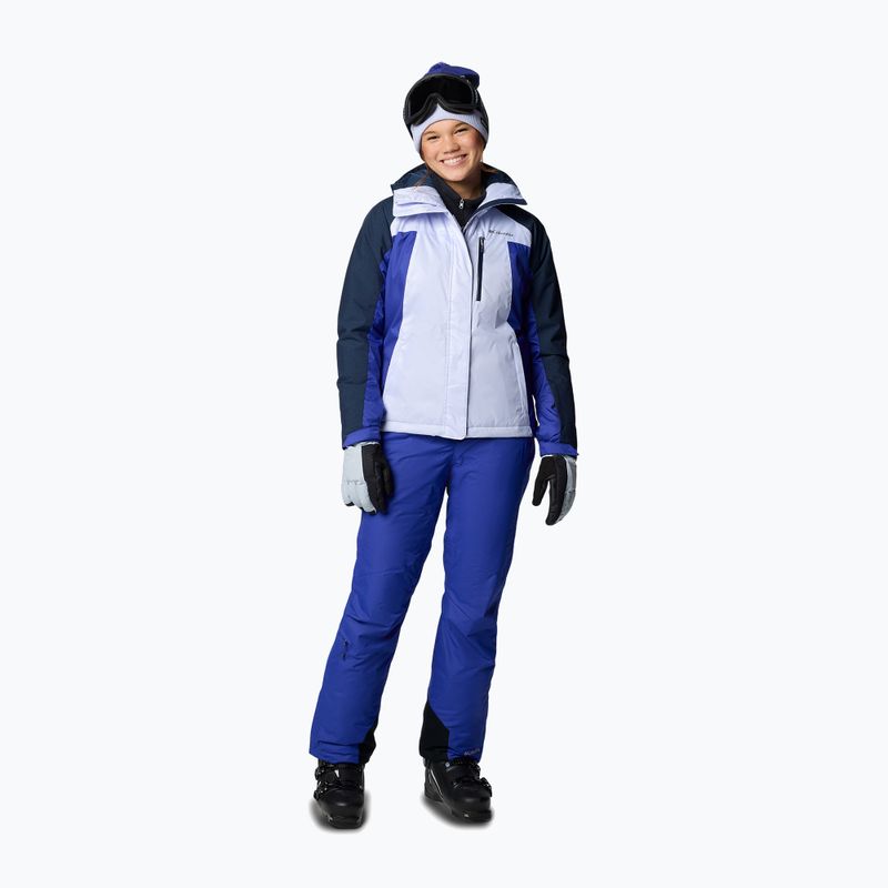 Columbia Snowy Summit Ins snowdrift/clematis blue/coll navy cdye women's ski jacket 2