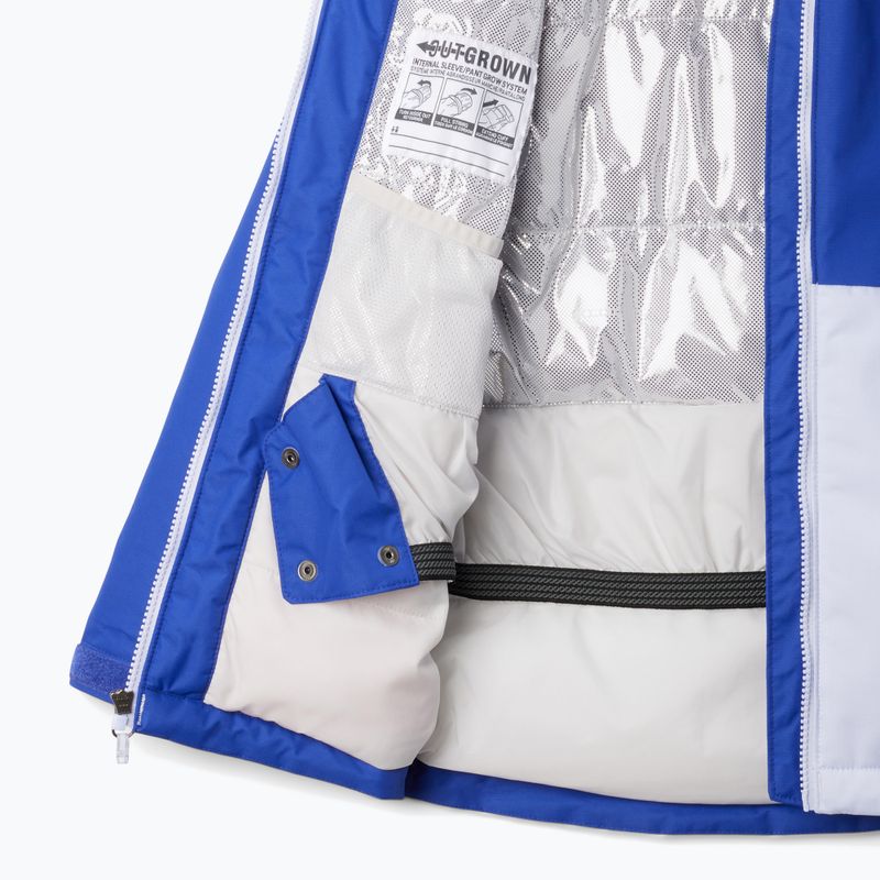 Children's ski jacket Columbia Alpine Action III snowdrift melange/clematis blue 3