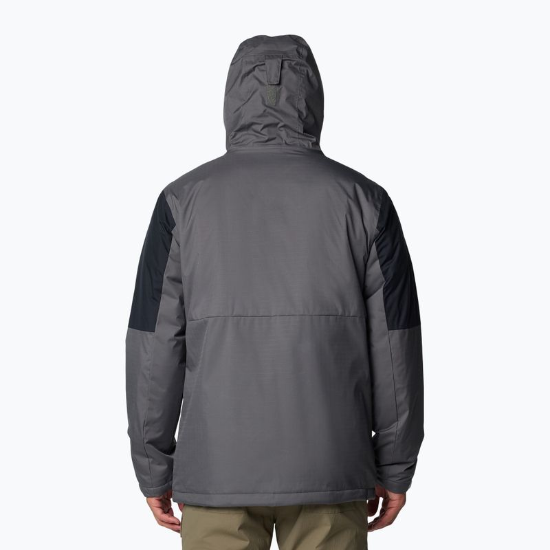 Columbia Point Park II Insulated city grey/black men's insulated jacket 2