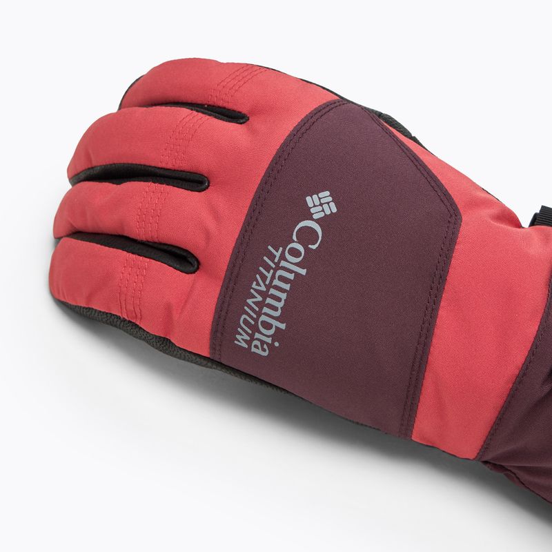 Women's ski gloves Columbia PowBound daredevil / moonvista 4