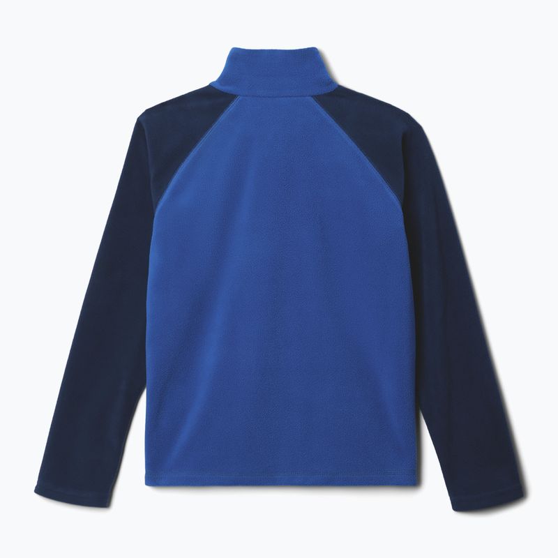 Children's fleece sweatshirt Columbia Glacial Half Zip mountain blue/collegiate navy 2
