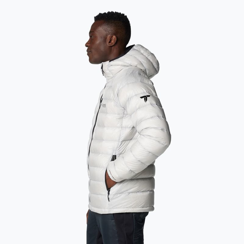 Men's Columbia Arctic Crest Down Jacket Hooded nimbus grey 5