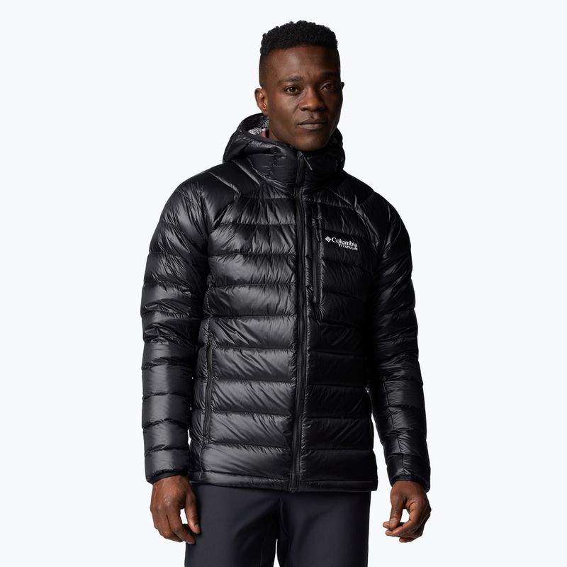 Men's Columbia Arctic Crest Down Hooded Jacket black