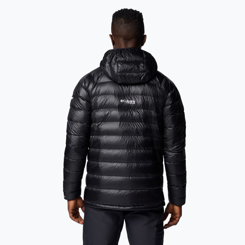 Men's Columbia Arctic Crest Down Hooded Jacket black 3