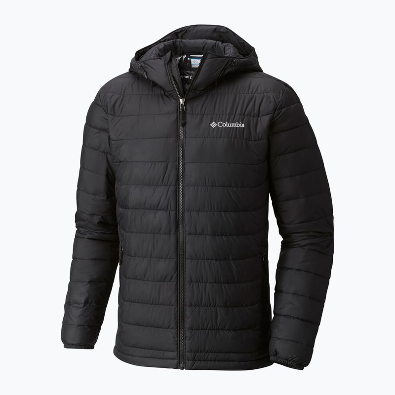 Columbia Powder Lite II Hooded black men's down jacket 9