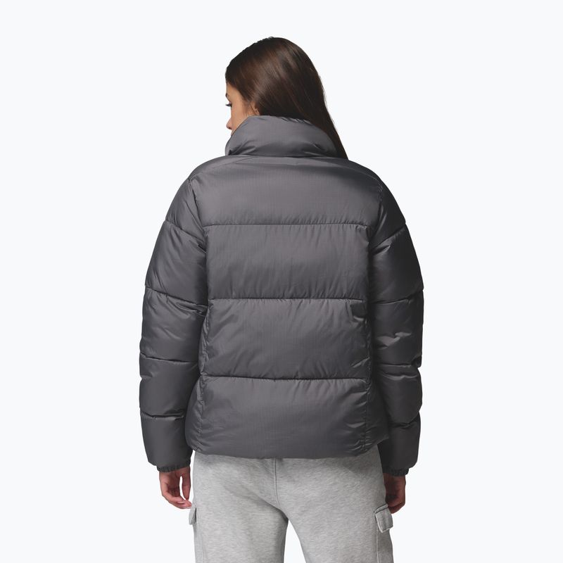 Women's insulated jacket Columbia Puffect II Full Zip city grey 3