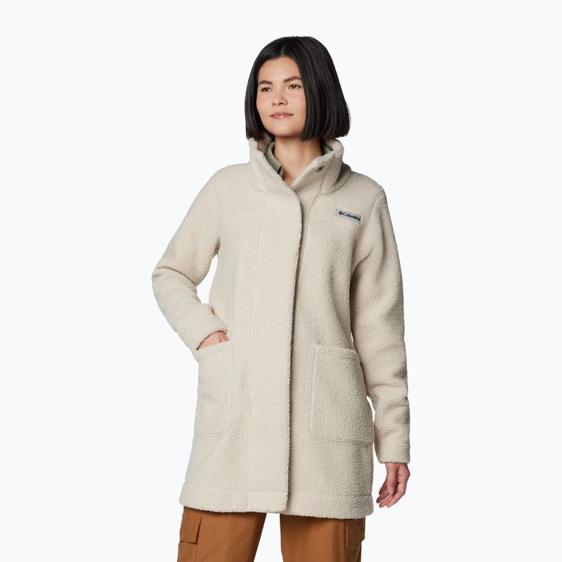 Columbia Panorama Long dark stone women's fleece coat