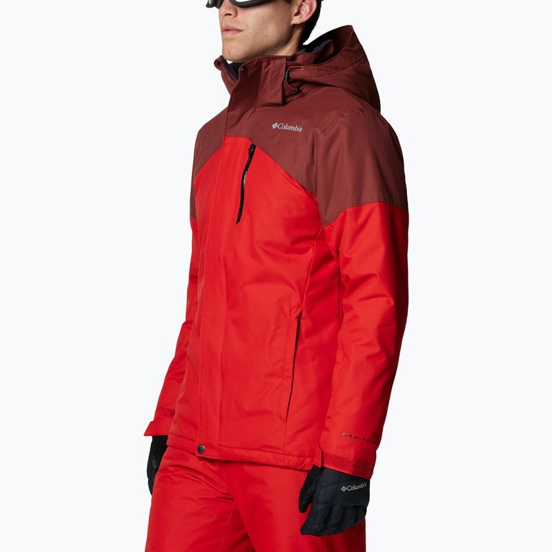 Columbia men's Last Tracks II sail red/spice ski jacket 3